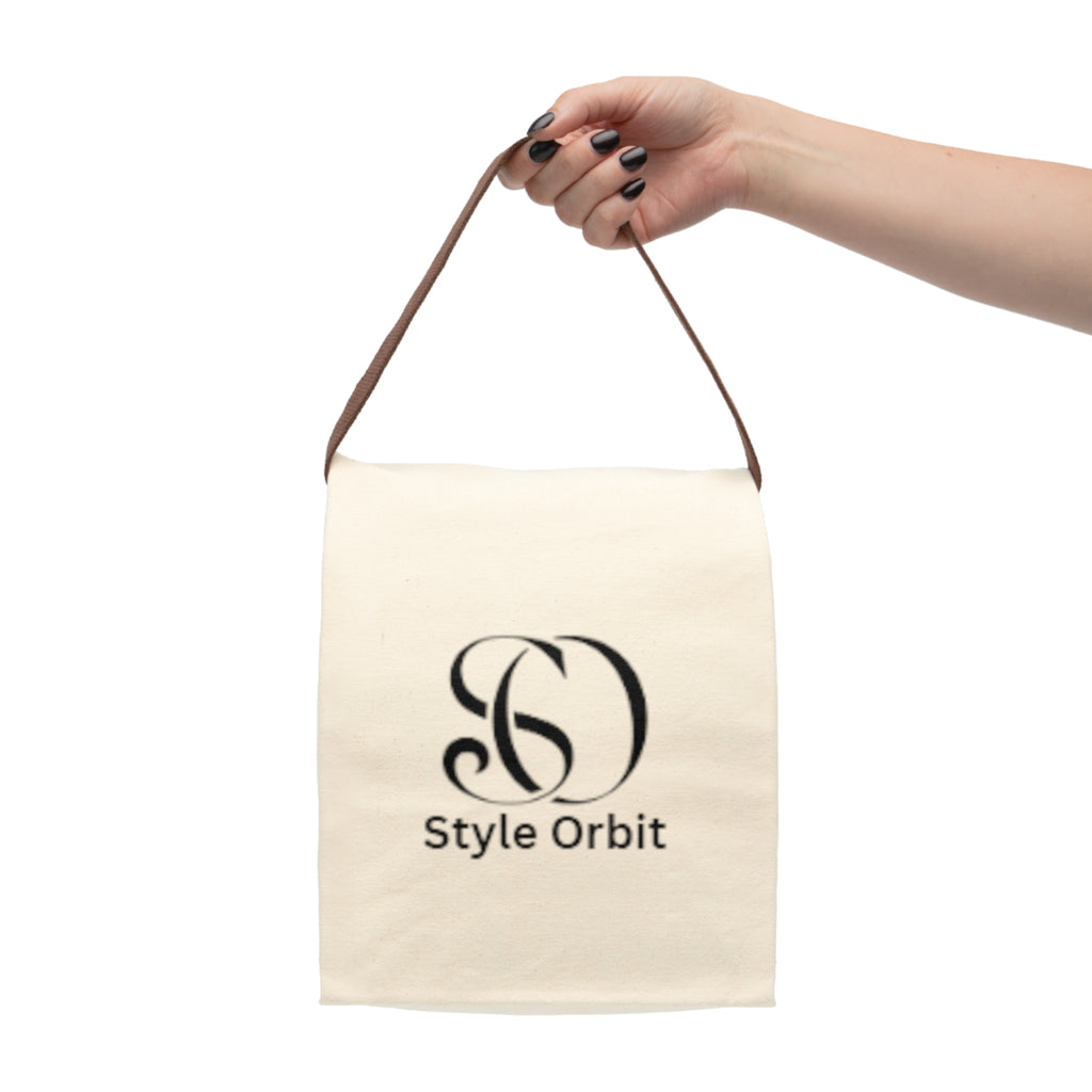 Canvas Lunch Bag with Strap